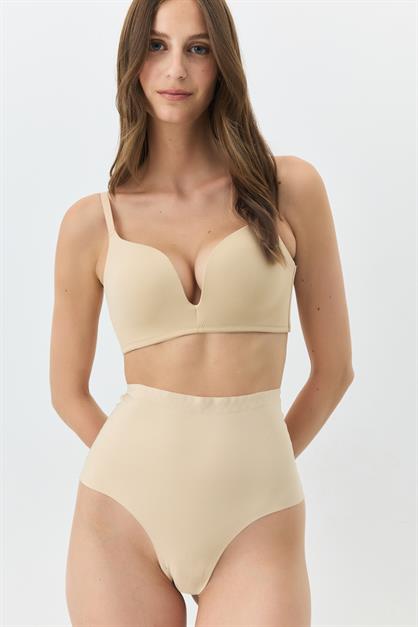 High-Waisted Thong Belly Corset
