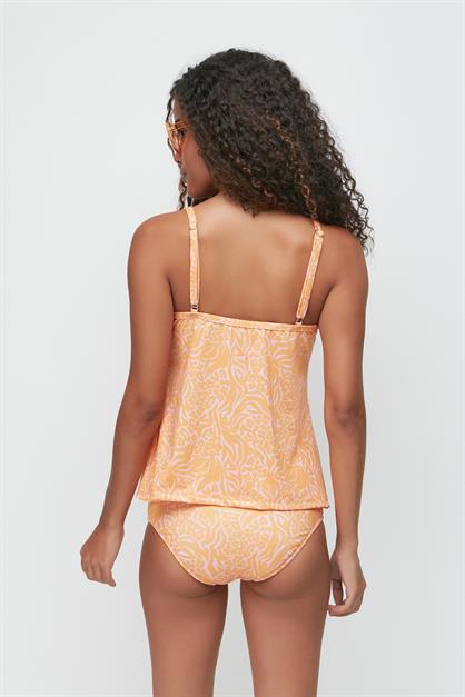 High-Waisted Long Tankini 7741