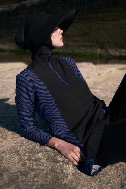 High-Waisted Sheer Mesh Detail Panties - Elegant Lace & Tulle Briefs - Style C19303