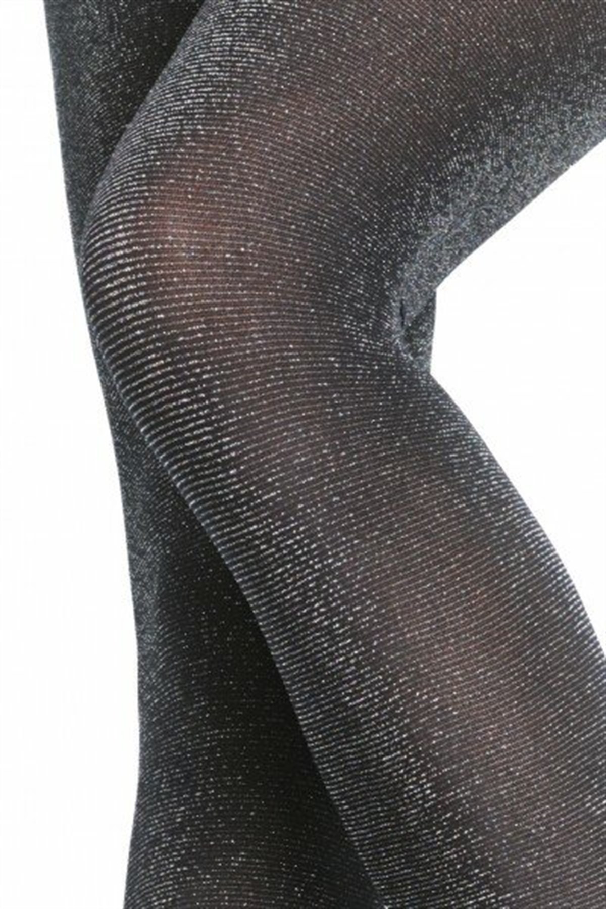 Penti Pr Glossy Desenli Külotlu Çorap Siyah