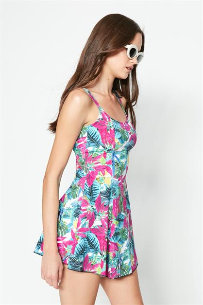 C&City Elbise Mayo 7710 Çok Renkli