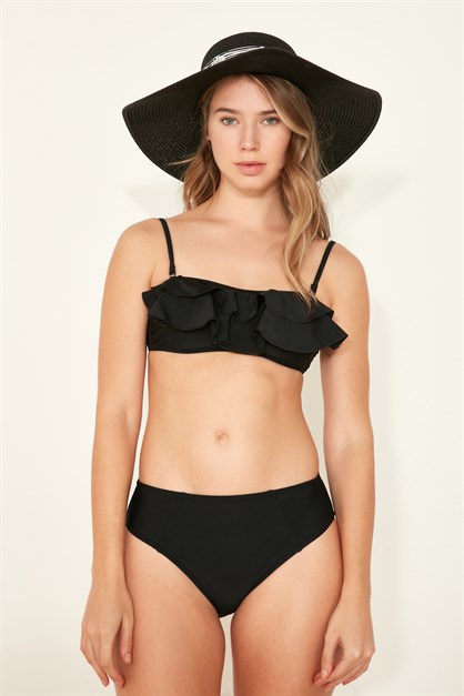C&City Straplez Bikini Takım  3096 Siyah