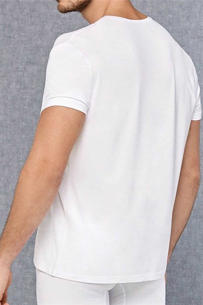 Doreanse 2865 Erkek T-Shirt Beyaz