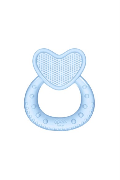 Wee Baby Kalpli Silikon Diş Kaşıyıcı - MAVİ
