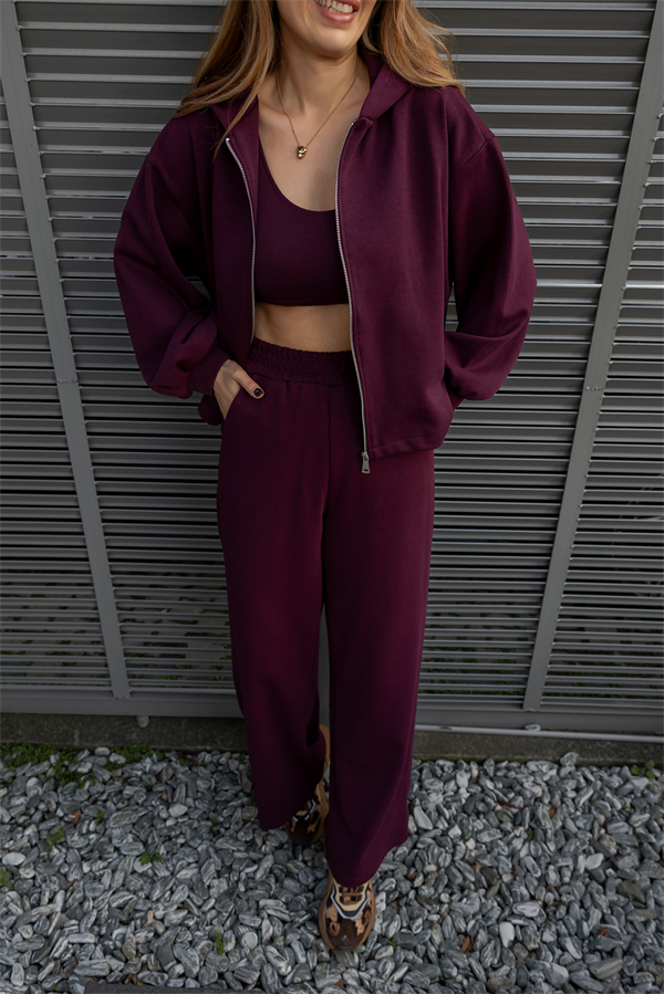 3lü Modal Takım - BORDO