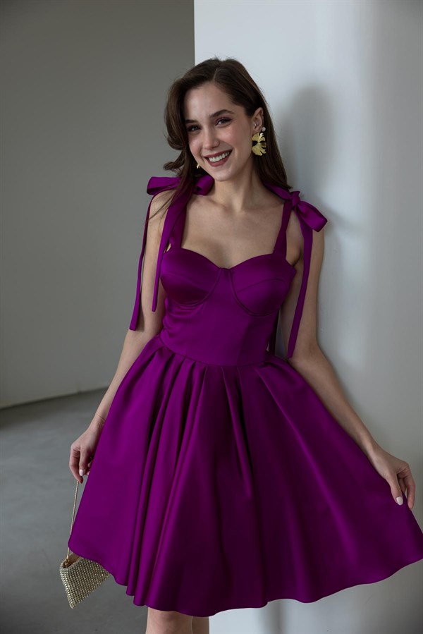 Askılı Kısa Abiye - MÜRDÜM