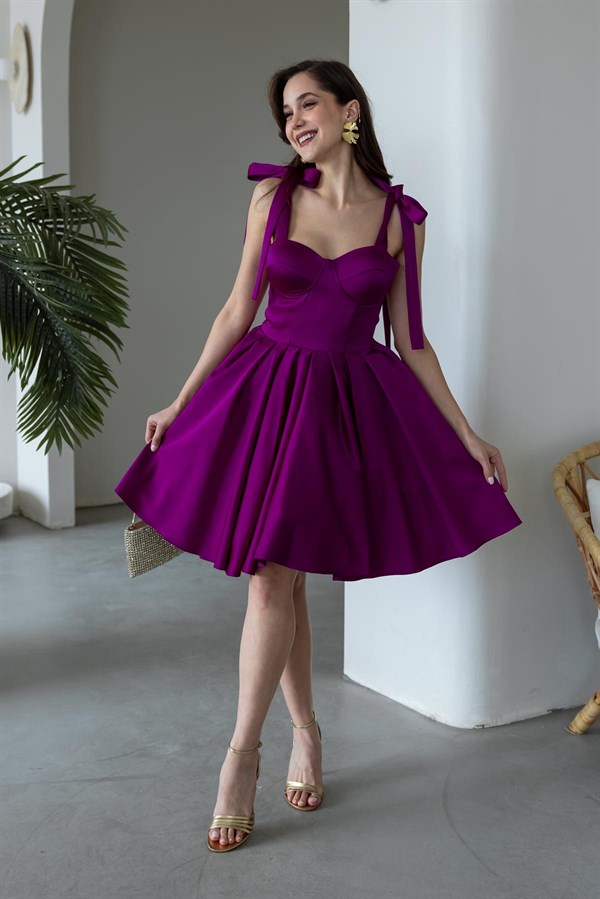 Askılı Kısa Abiye - MÜRDÜM