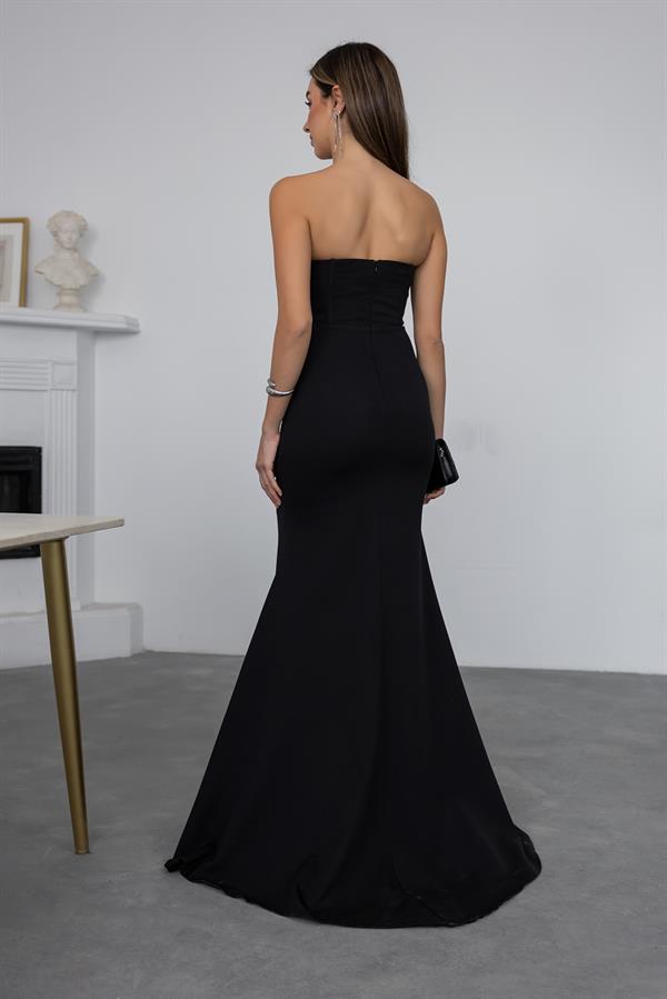 Balenli Su Yolu Abiye - SİYAH