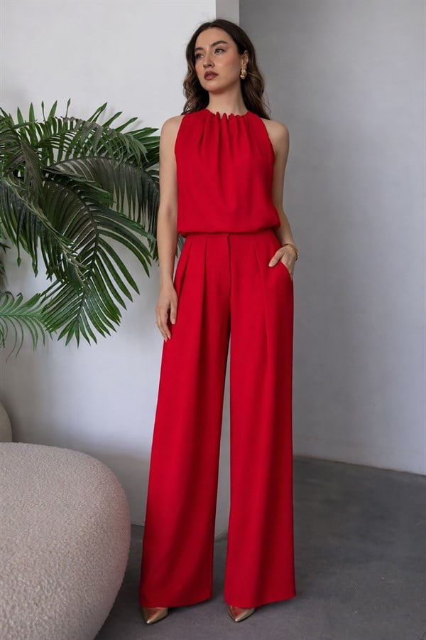 Bluzlu İkili Takım - KIRMIZI