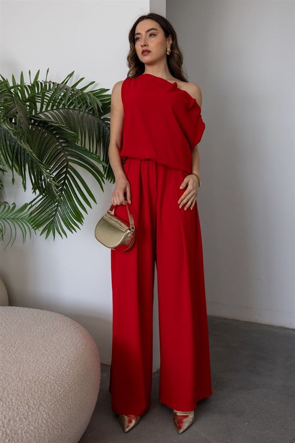 Bluzlu İkili Takım - KIRMIZI