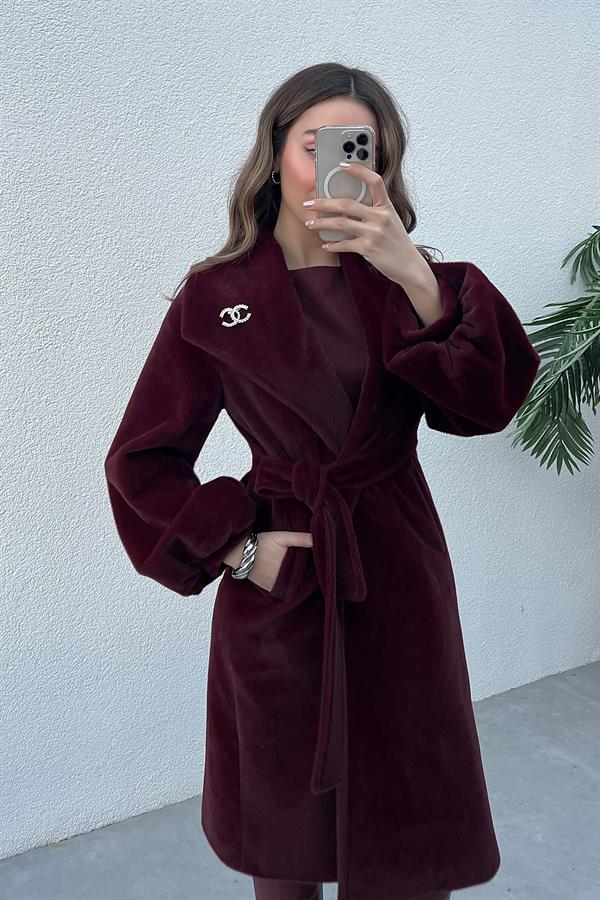 Dokulu Premium Kaban - BORDO