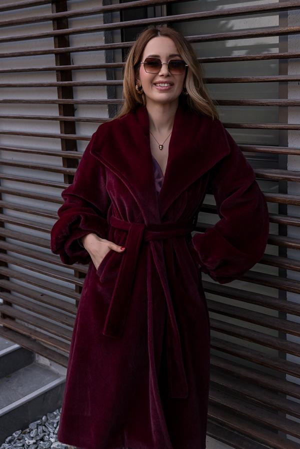 Dokulu Premium Kaban - BORDO