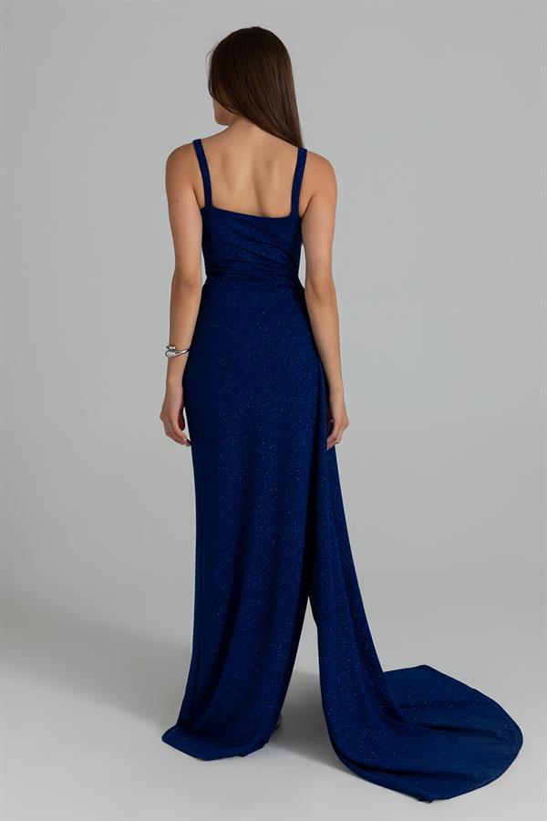 Drapeli Simli Abiye - SAKS