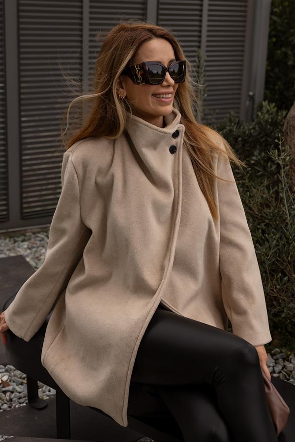 Düğmeli Panço - VİZON