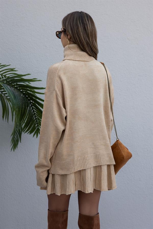 Etekli Triko Takım - BEJ