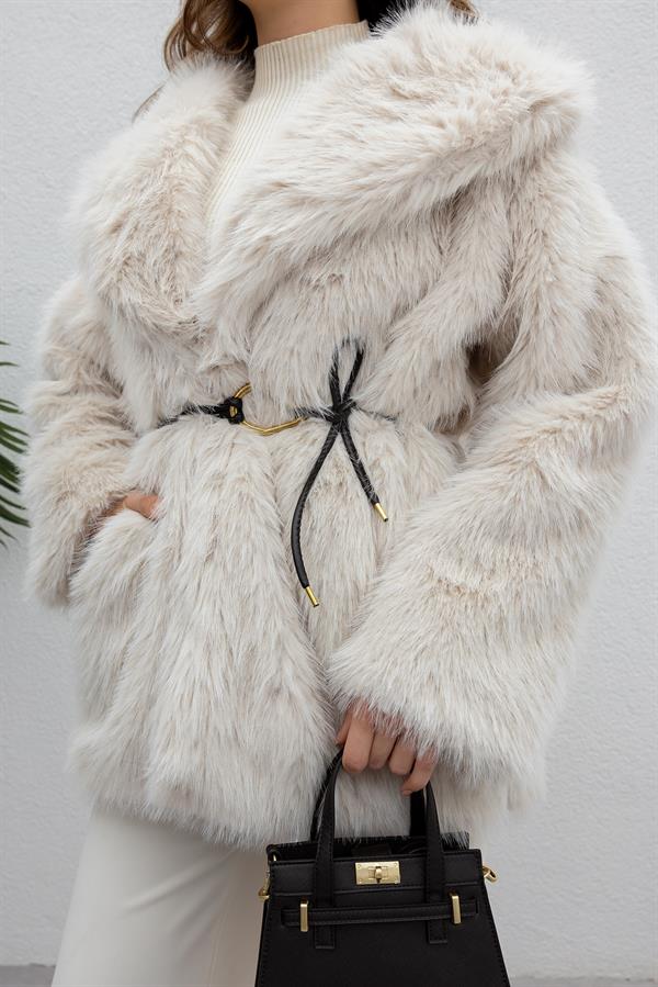 Kemerli Kürk - KREM