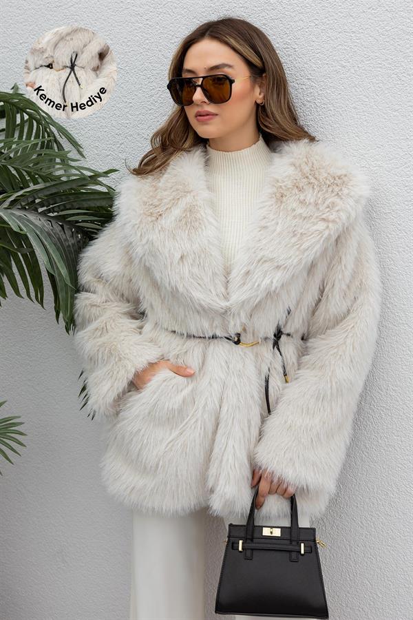 Kemerli Kürk - KREM