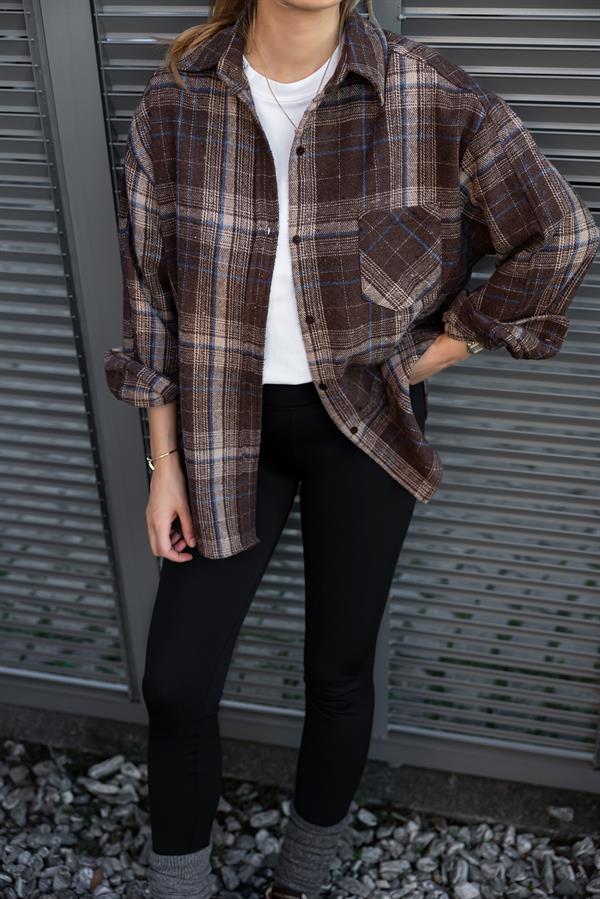 Oduncu Gömlek - KAHVERENGİ