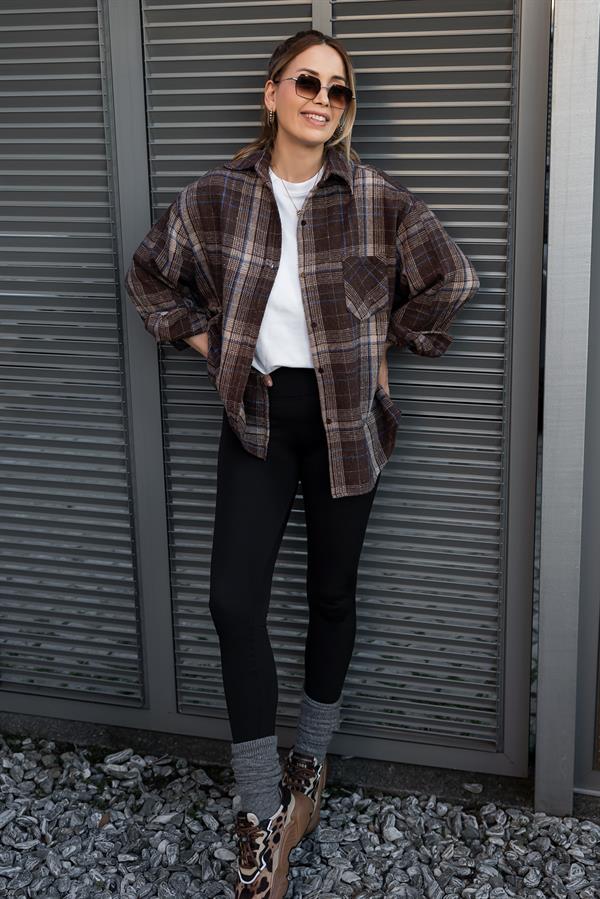 Oduncu Gömlek - KAHVERENGİ