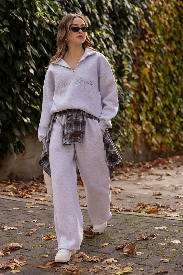 Oversize Eşofman Takımı - GRİ