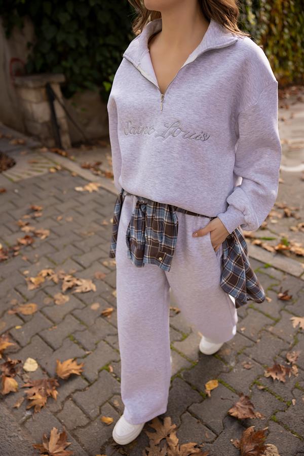 Oversize Eşofman Takımı - GRİ