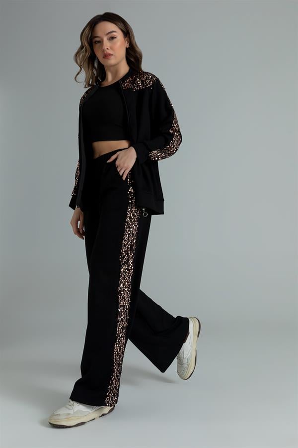 Payet Tasarımlı Takım - SİYAH