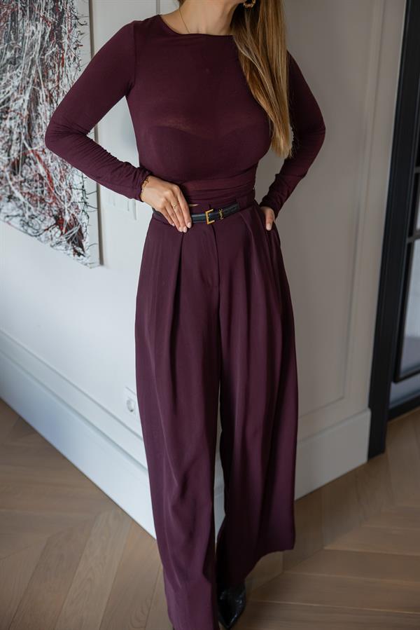 Pileli Palazzo Pantolon - MÜRDÜM