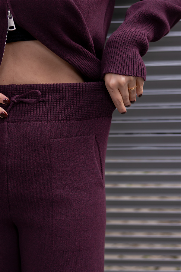 Premium Çift Fermuarlı Takım - BORDO