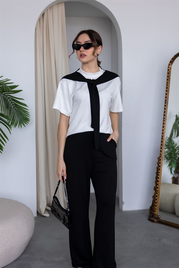 Şal Yaka Takım - SİYAH