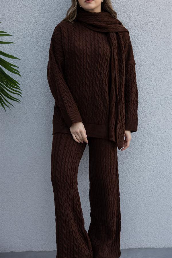 Triko Takım - KAHVERENGİ