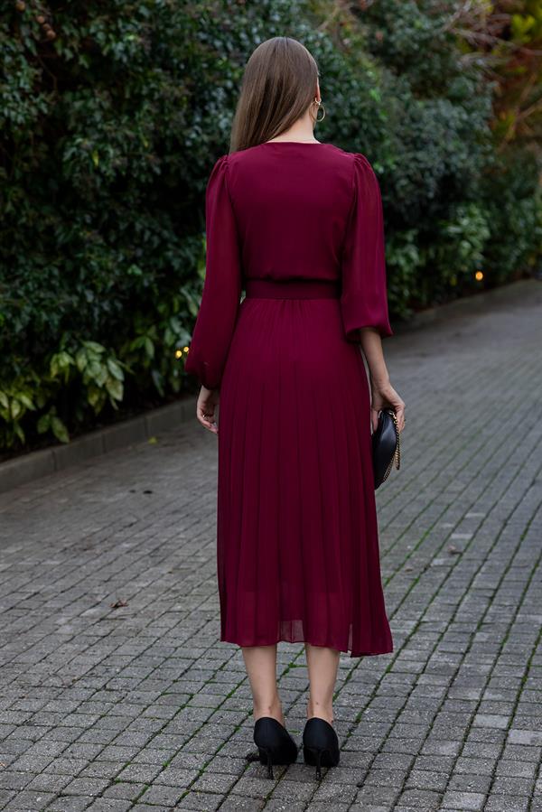 Long Dress - Burgundy