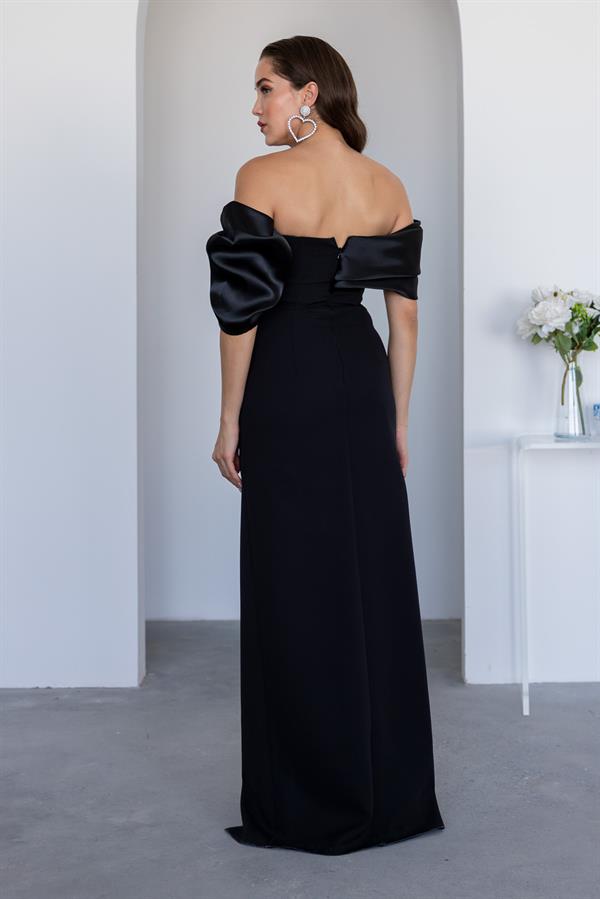 Uzun Tasarım Abiye - SİYAH