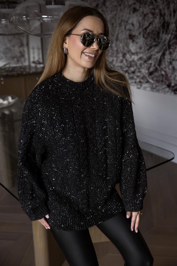 Yarasa Kol Simli Kazak - SİYAH