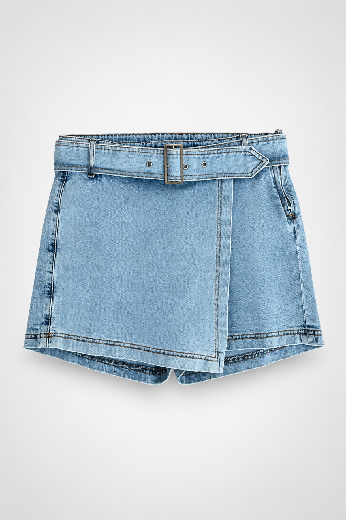 MGZ Denim Şort - MAVİ