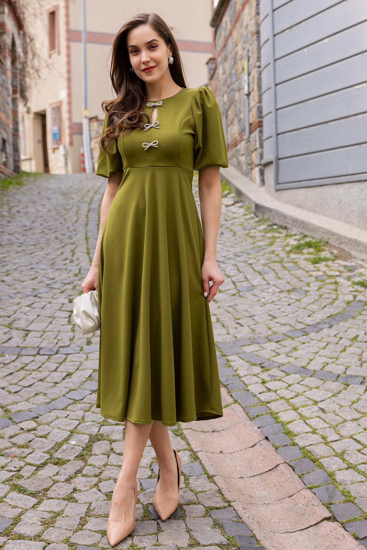 off shoulder prom dress Off-Shoulder Long Corset Prom Dress with Sheer Waist Hunter Green / Small