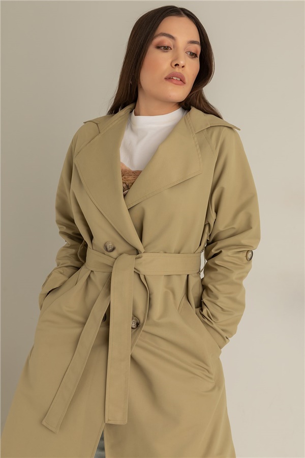 Mint grün Trenchcoats