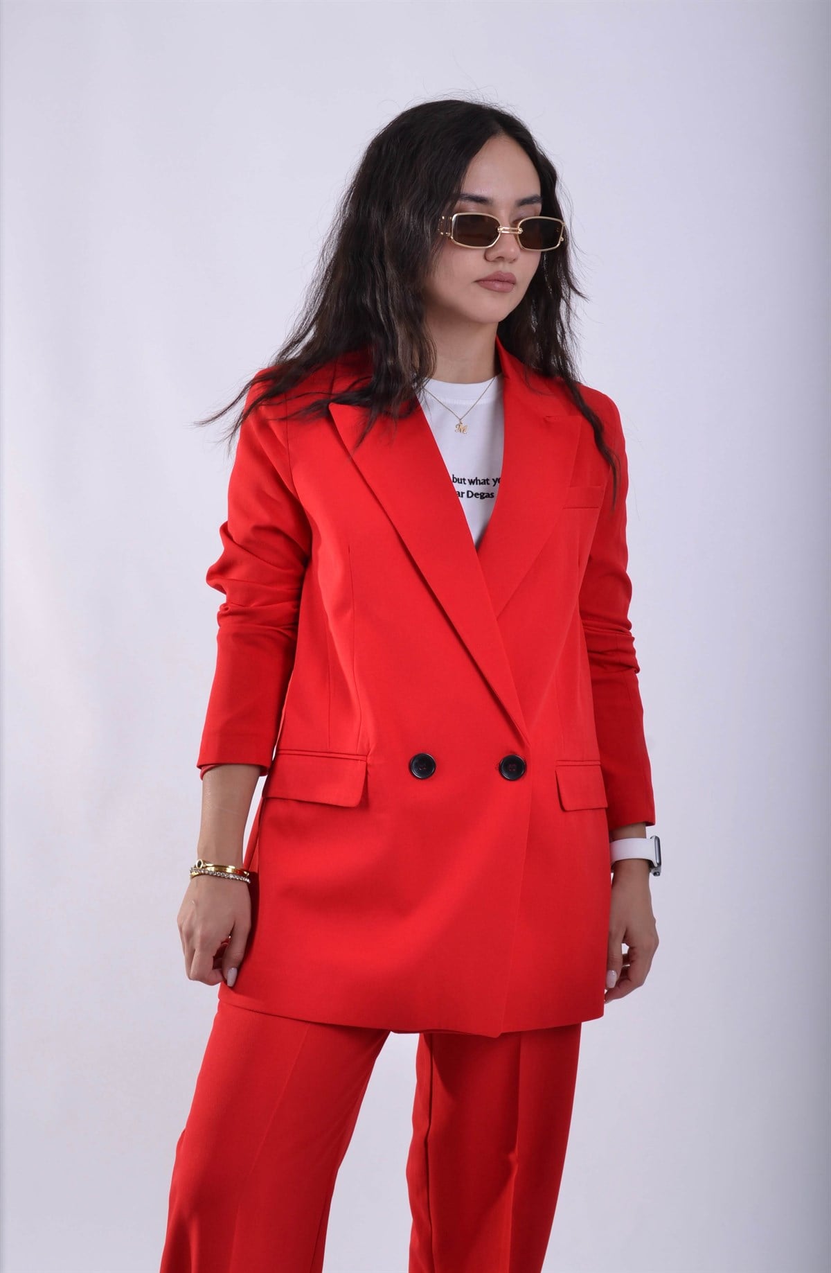 KIRMIZI BLAZER CEKET