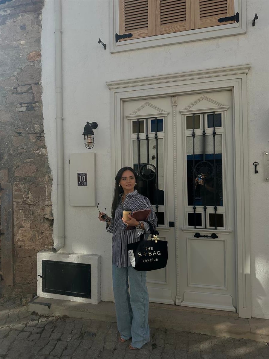 LACİVERT ÇİZGİLİ GÖMLEK