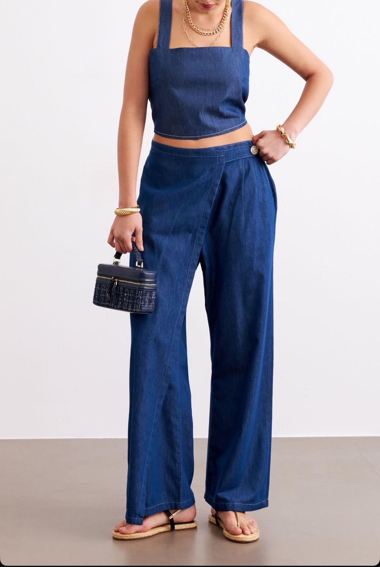 TENSEL KUMAŞ KOT İKİLİ TAKIM 