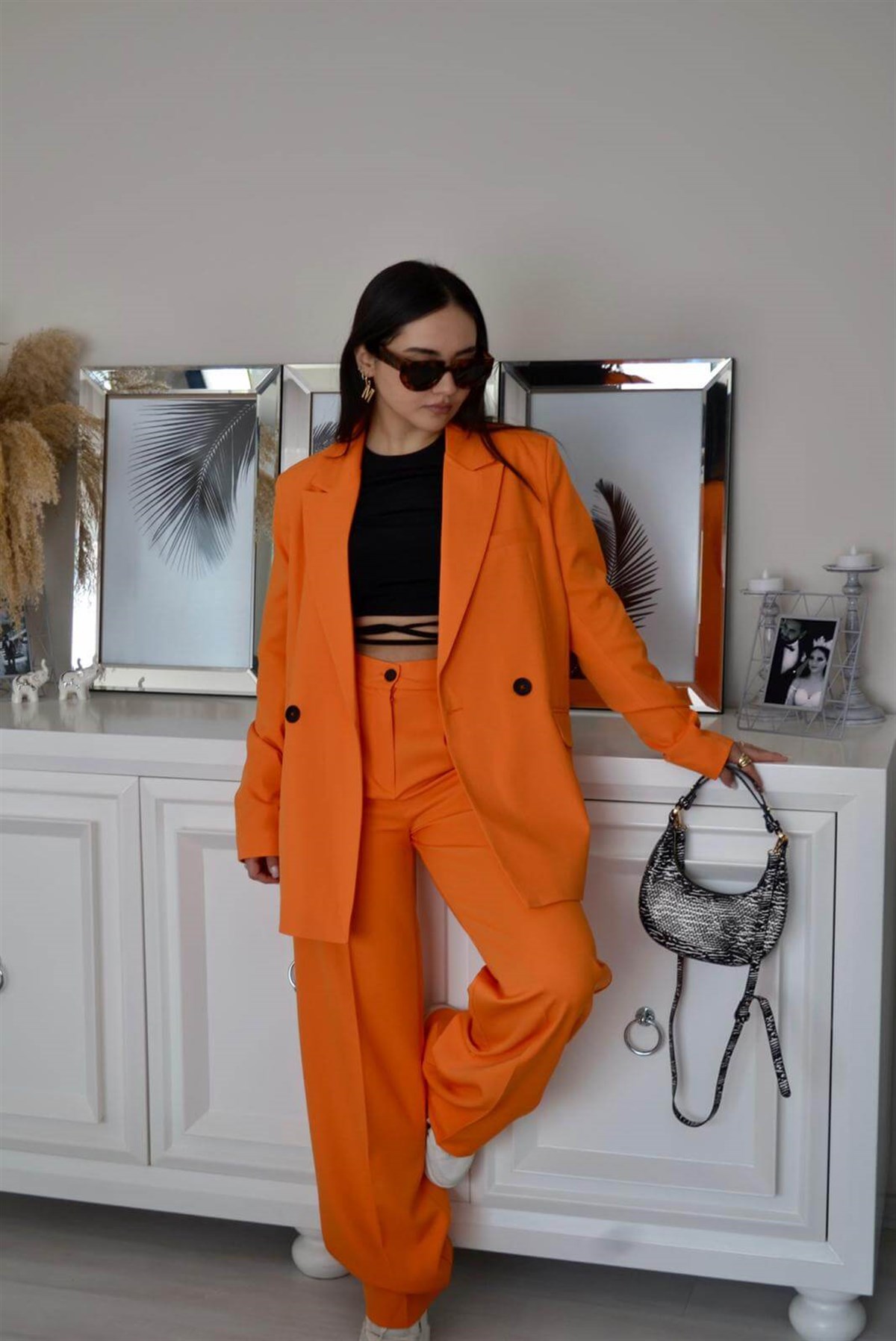 TURUNCU PALAZZO PANTOLON