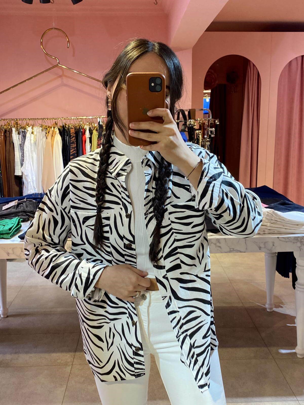 ZEBRA DESENLİ GÖMLEK