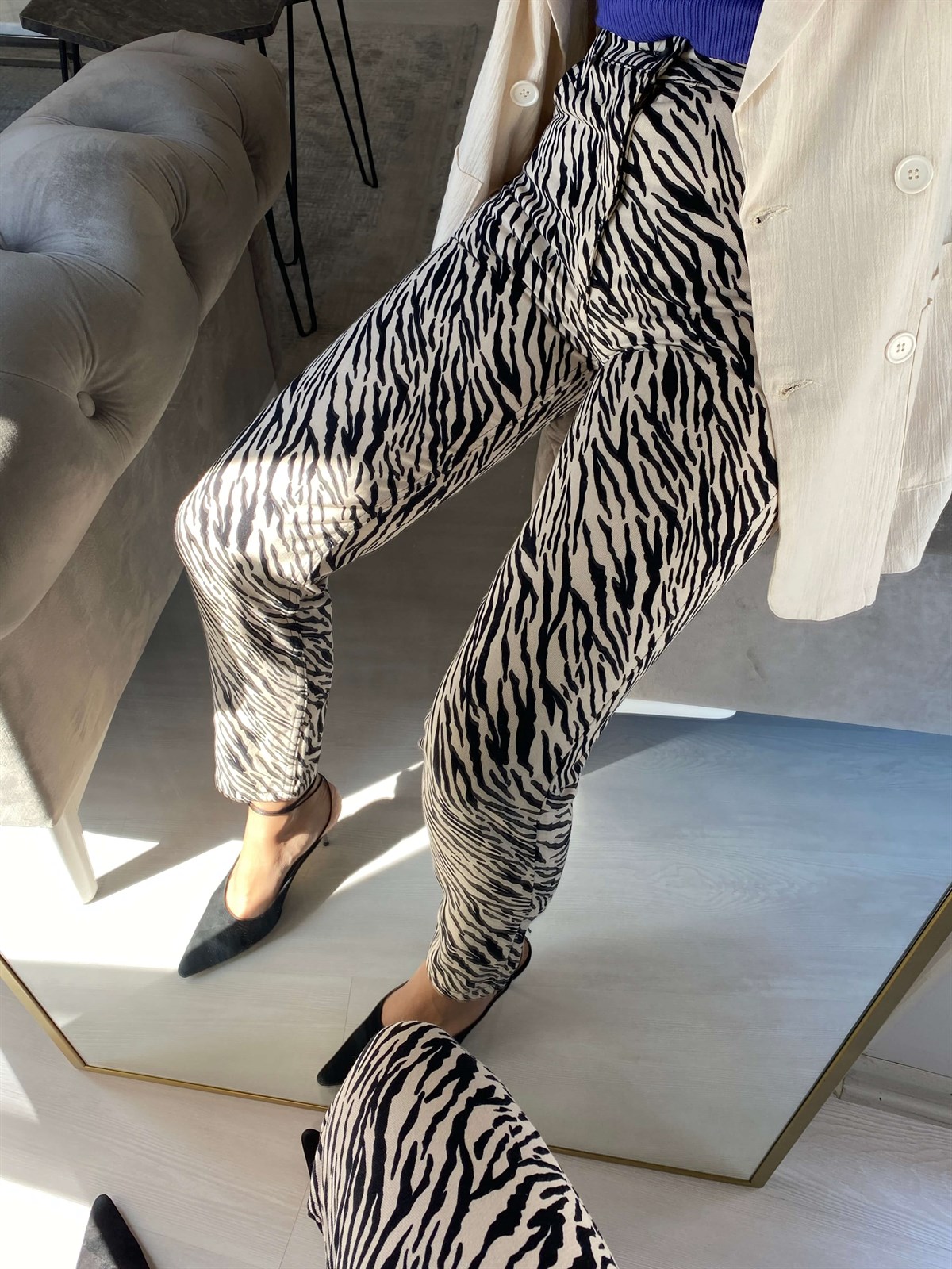 ZEBRA PAMUKLU PANTOLON