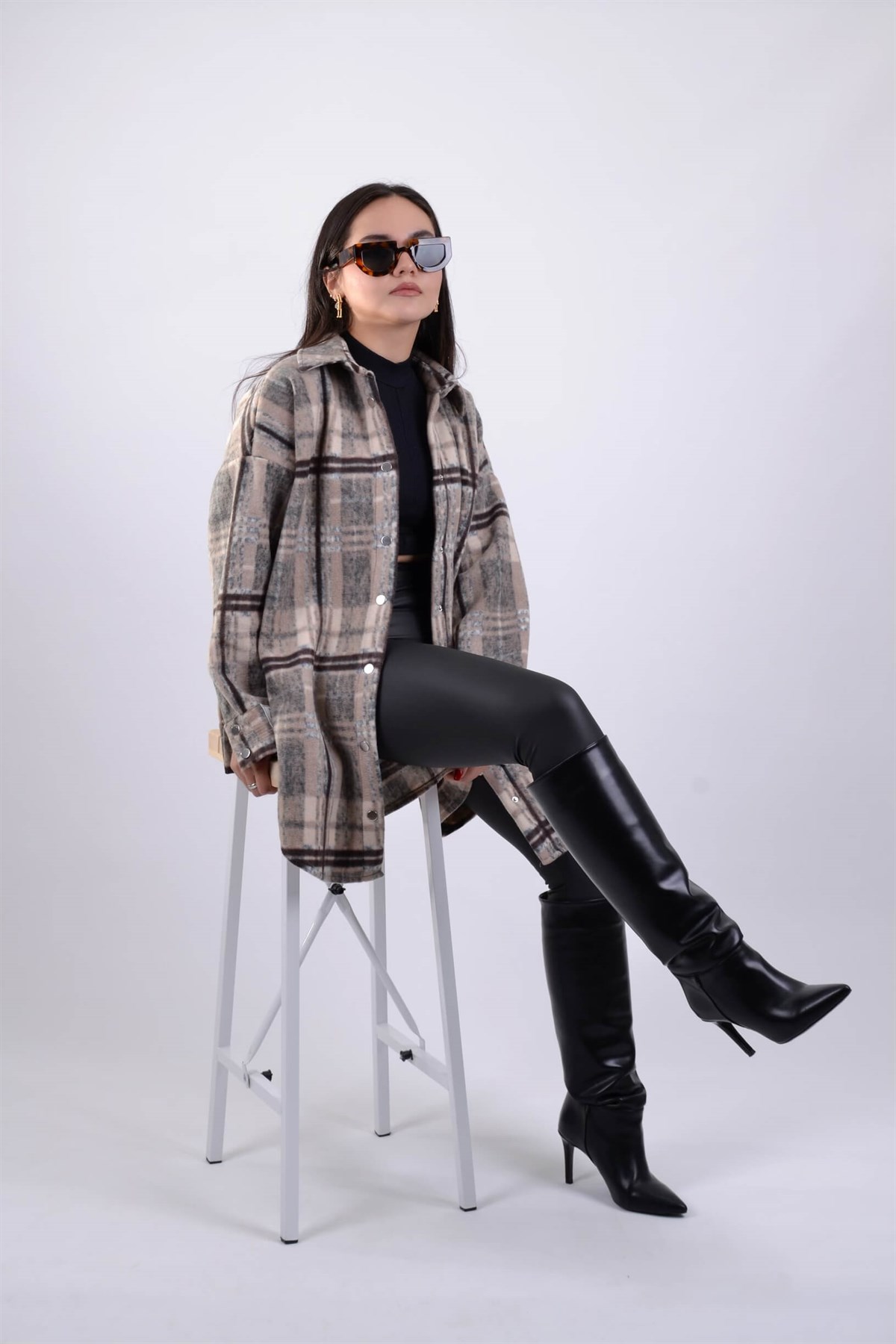 EKOSELİ ÇITÇIT DÜGME DETAY CEKET