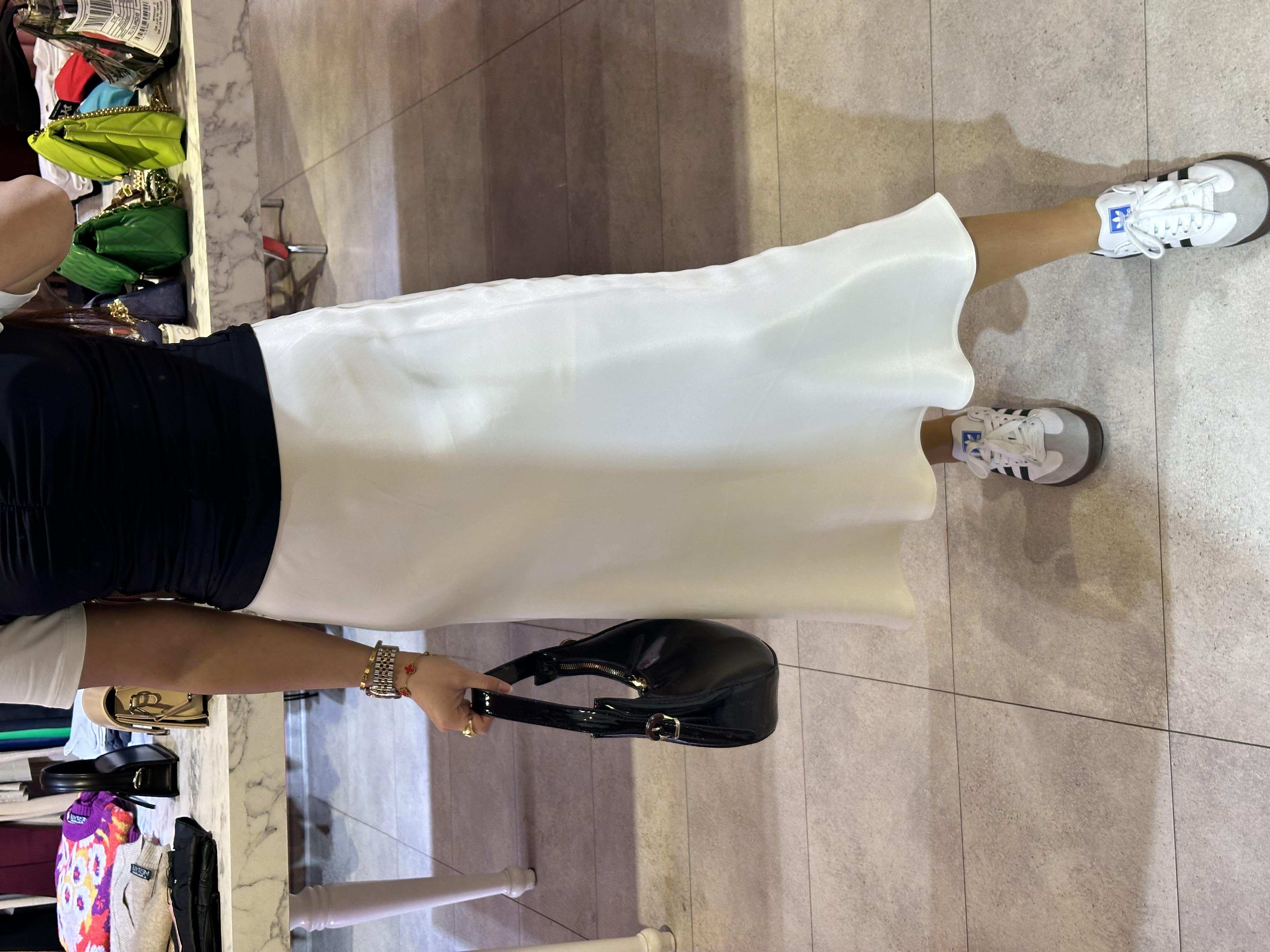 EKRU PAMUKLU SATEN ETEK