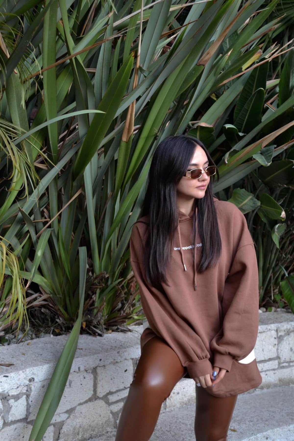 KAHVE KREM SWEATSHIRT