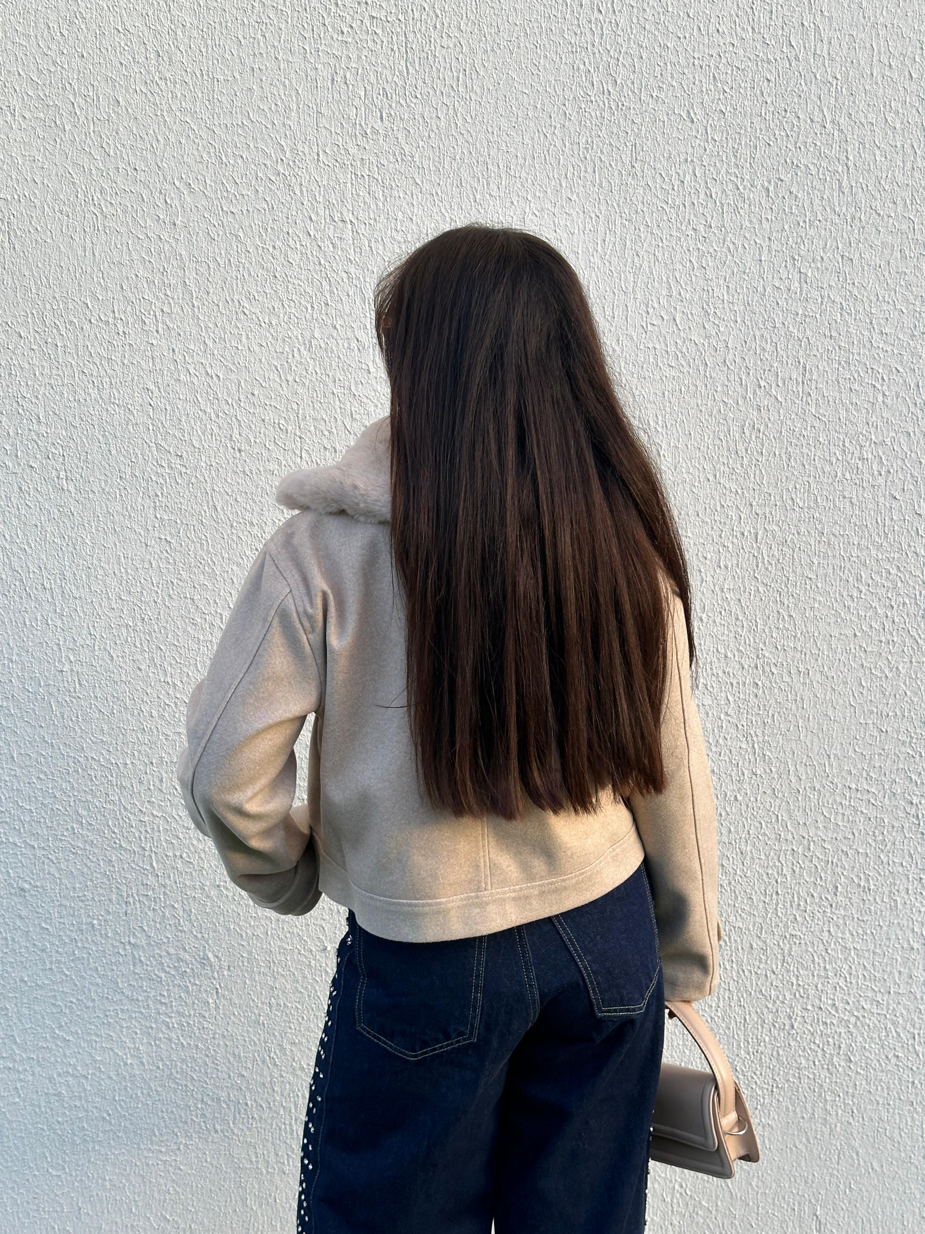 KAŞE PREMİUM CEKET BEJ