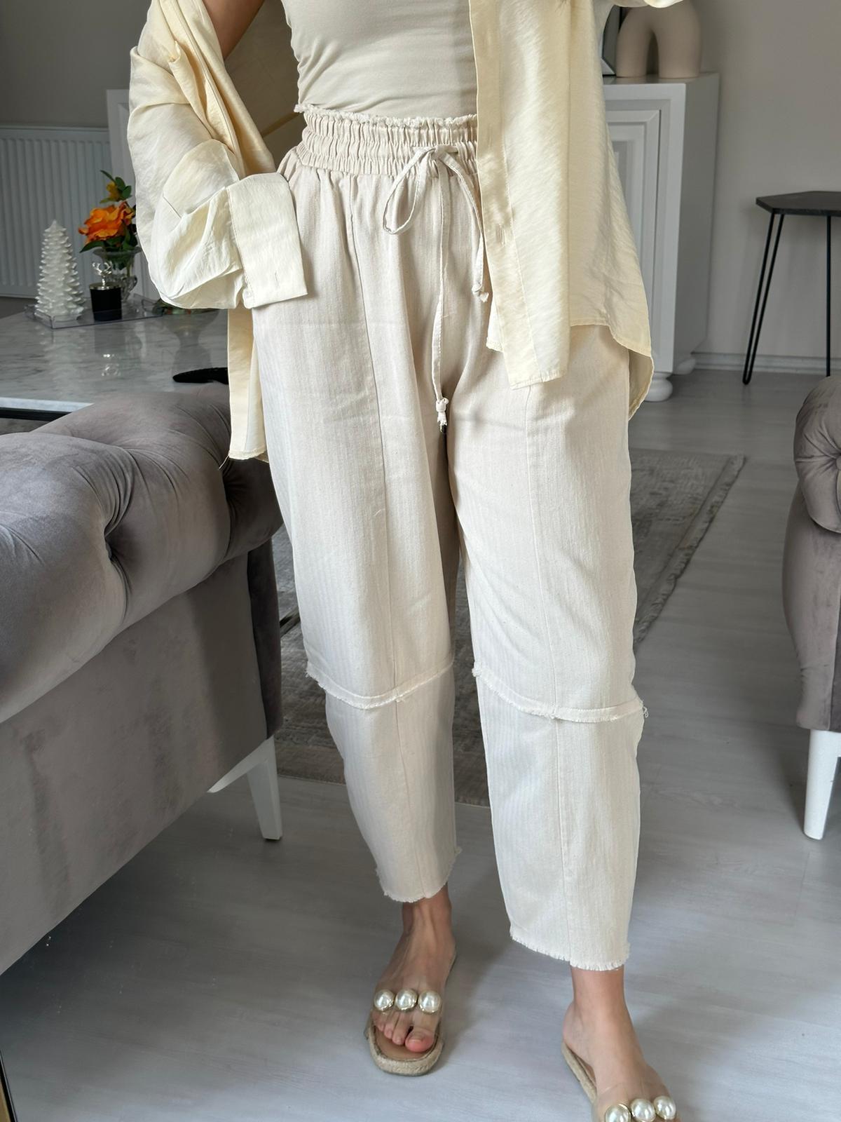 KETEN ŞALVAR PANTOLON