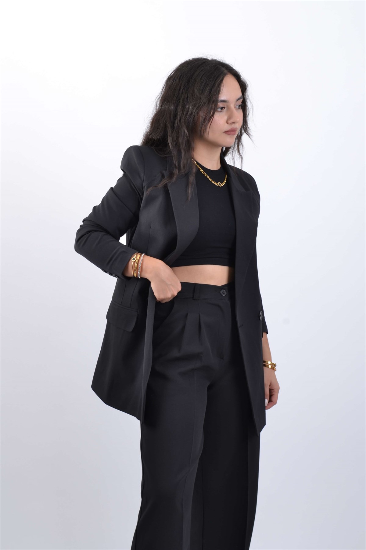 SİYAH PALAZZO PANTOLON