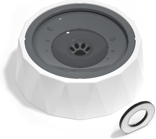 ELS Pet Sıçrama Önleyici Kedi&Köpek Diamond Su Kabı, 1L