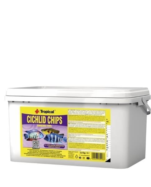 Tropical Cichlid Chips 5Lt/2.6Kg